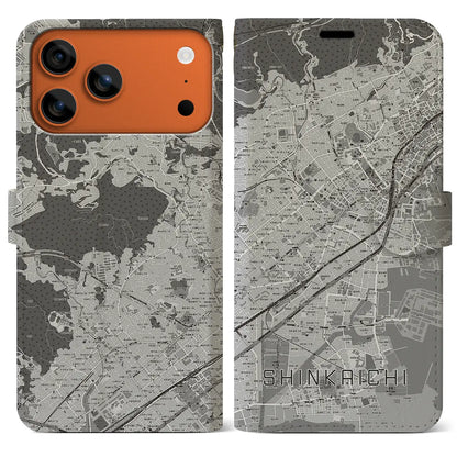 【新開地（兵庫県）】地図柄iPhoneケース（手帳タイプ）