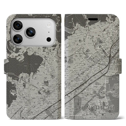 【新開地（兵庫県）】地図柄iPhoneケース（手帳タイプ）