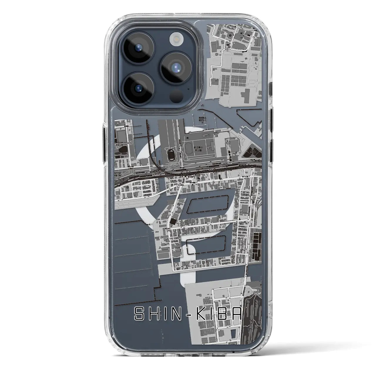 【新木場（東京都）】地図柄iPhoneケース（MagSafeタイプ）