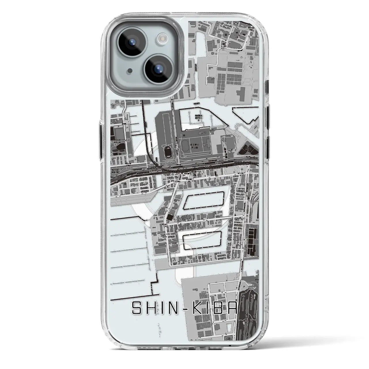 【新木場（東京都）】地図柄iPhoneケース（MagSafeタイプ）