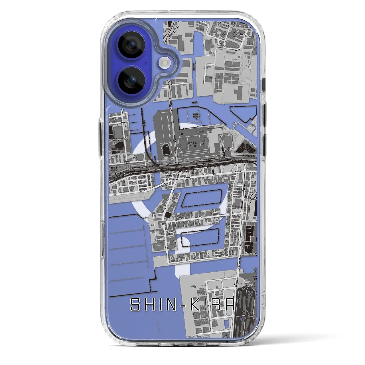 【新木場（東京都）】地図柄iPhoneケース（MagSafeタイプ）