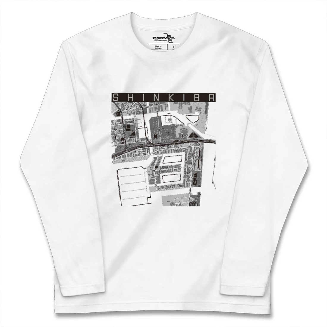 【新木場(東京都)】地図柄ロングスリーブTシャツ