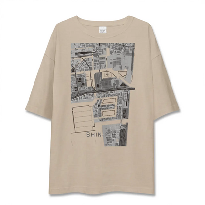 【新木場（東京都）】地図柄ビッグシルエットTシャツ