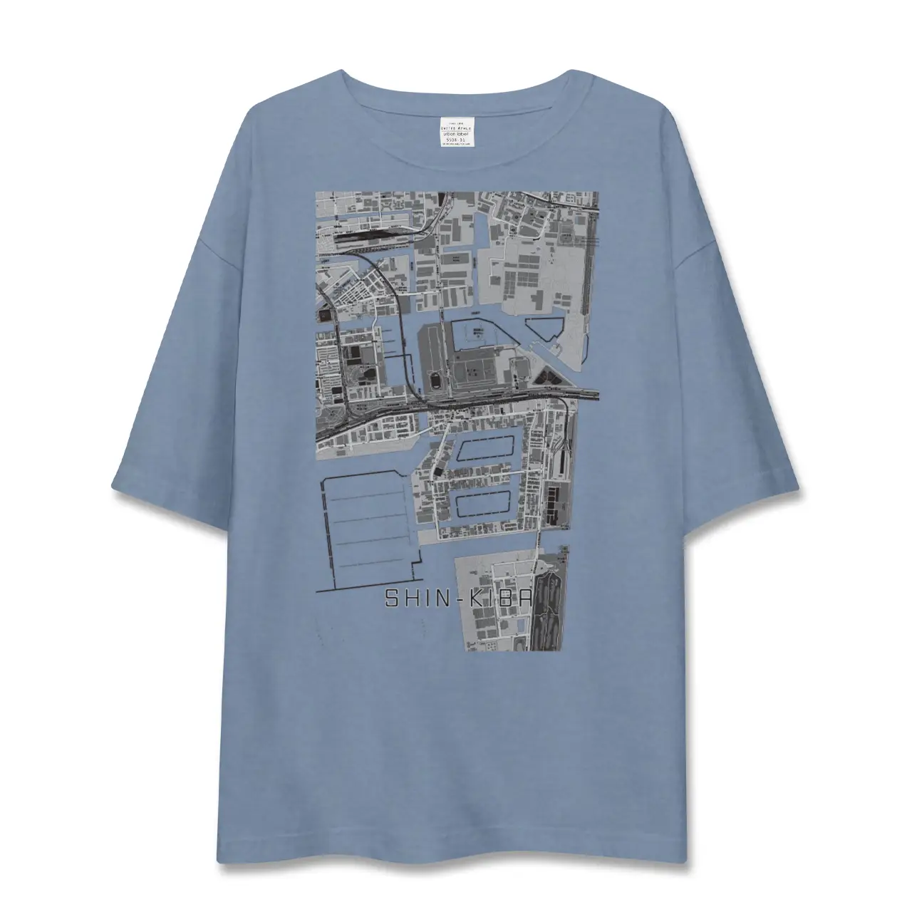 【新木場（東京都）】地図柄ビッグシルエットTシャツ