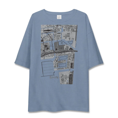 【新木場（東京都）】地図柄ビッグシルエットTシャツ