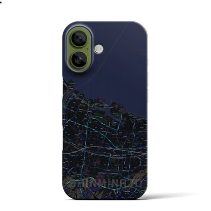 【新湊（富山県）】地図柄iPhoneケース（バックカバータイプ）