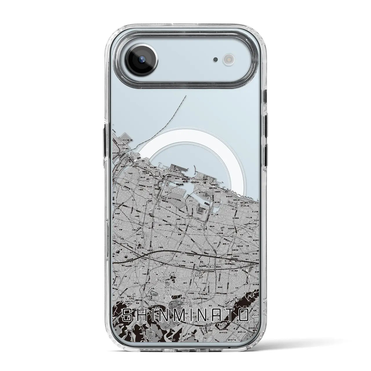 【新湊（富山県）】地図柄iPhoneケース（MagSafeタイプ）