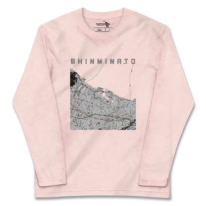 【新湊（富山県）】地図柄ロングスリーブTシャツ