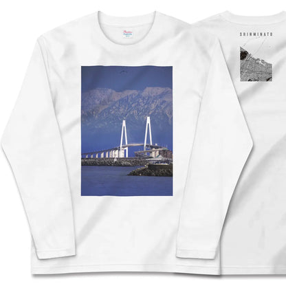 【新湊（富山県）】Map World ロングスリーブTシャツ