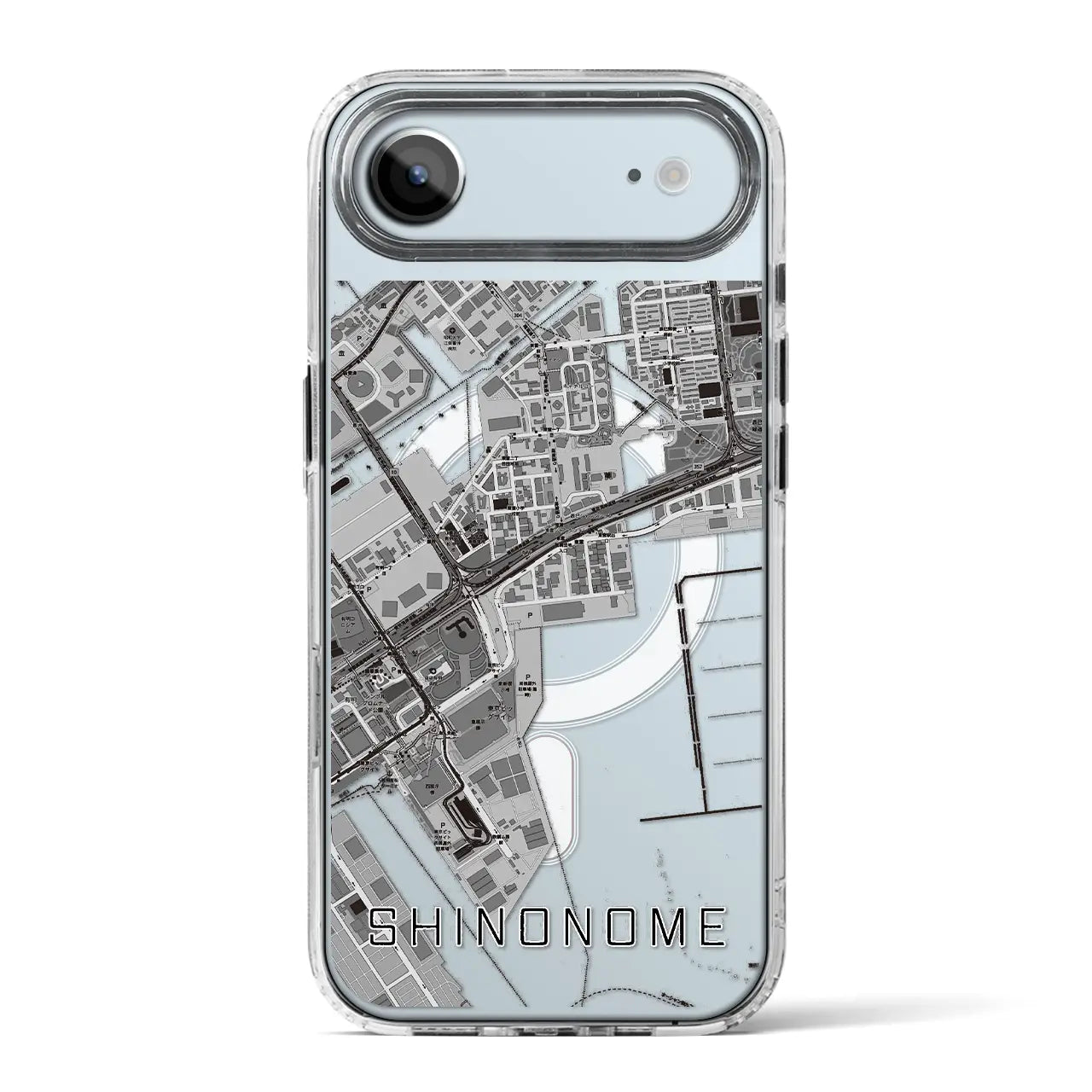 【東雲（東京都）】地図柄iPhoneケース（MagSafeタイプ）