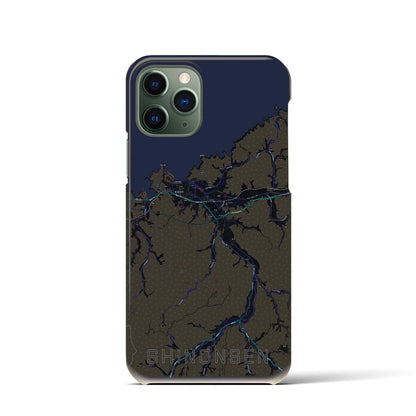 【新温泉（兵庫県）】地図柄iPhoneケース（バックカバータイプ）