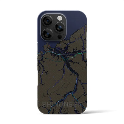 【新温泉（兵庫県）】地図柄iPhoneケース（バックカバータイプ）