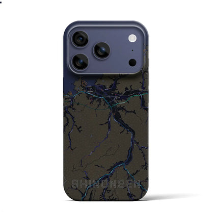 【新温泉（兵庫県）】地図柄iPhoneケース（バックカバータイプ）