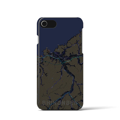 【新温泉（兵庫県）】地図柄iPhoneケース（バックカバータイプ）