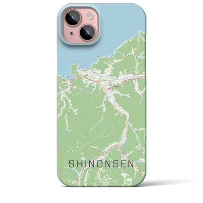 【新温泉（兵庫県）】地図柄iPhoneケース（バックカバータイプ）