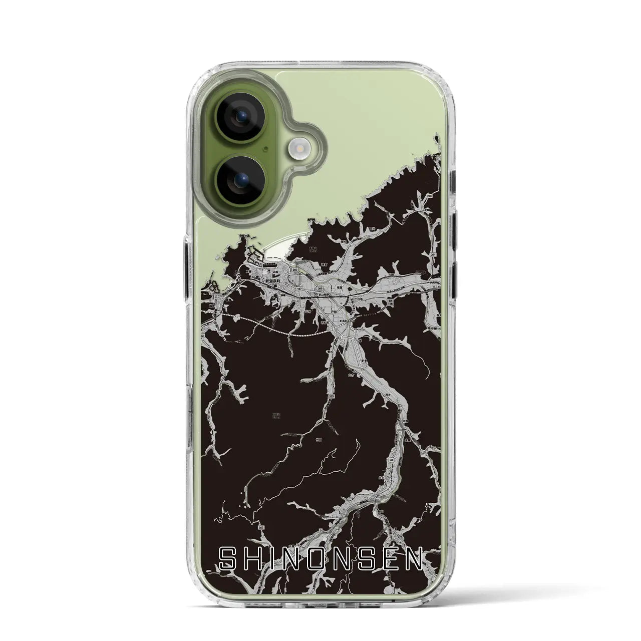 【新温泉（兵庫県）】地図柄iPhoneケース（MagSafeタイプ）