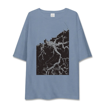 【新温泉（兵庫県）】地図柄ビッグシルエットTシャツ