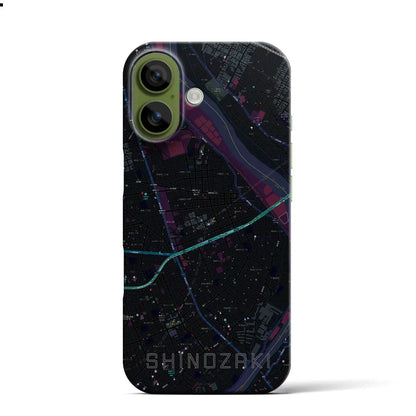 【篠崎（東京都）】地図柄iPhoneケース（バックカバータイプ）