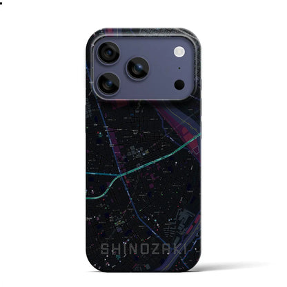 【篠崎（東京都）】地図柄iPhoneケース（バックカバータイプ）