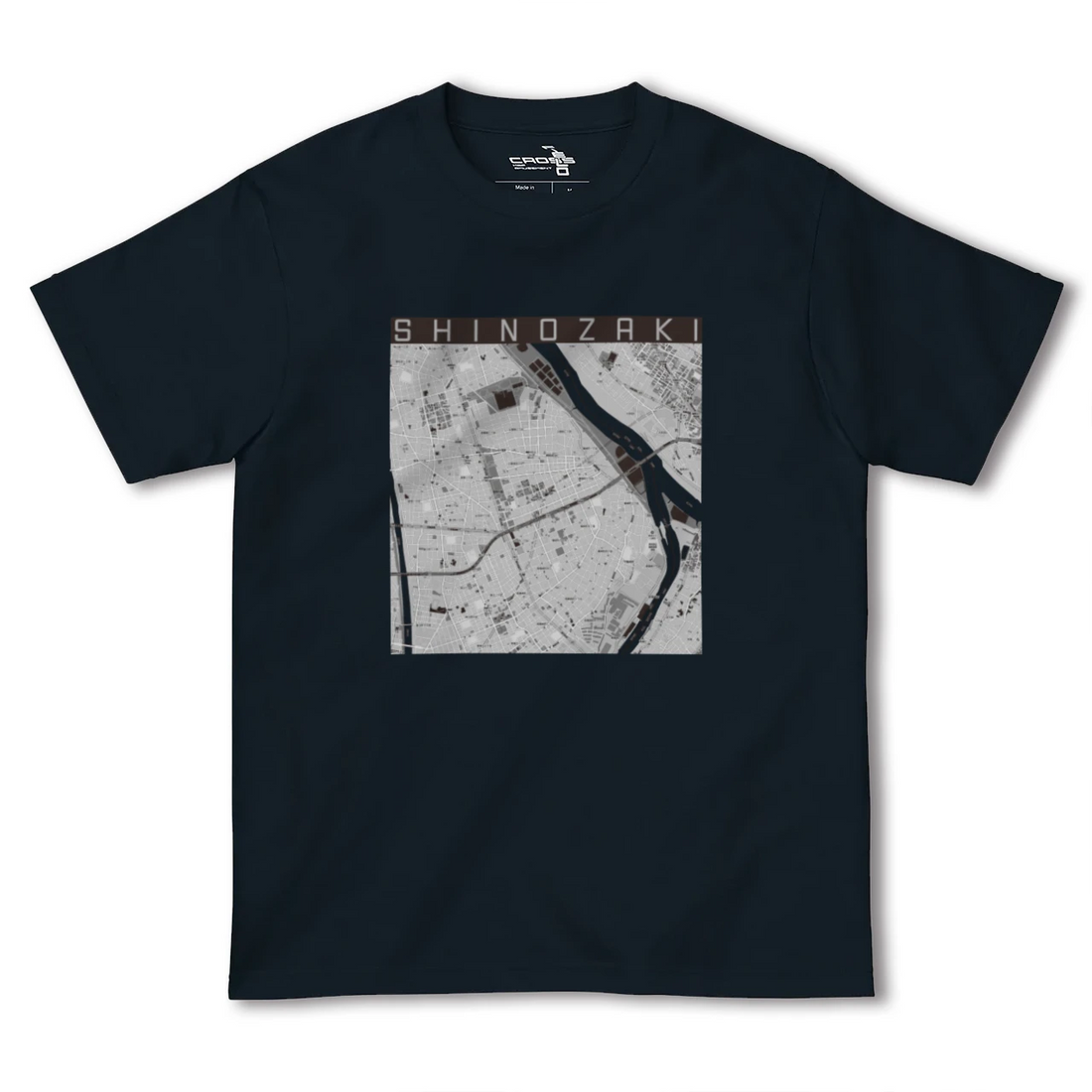 【篠崎(東京都)】地図柄ヘビーウェイトTシャツ