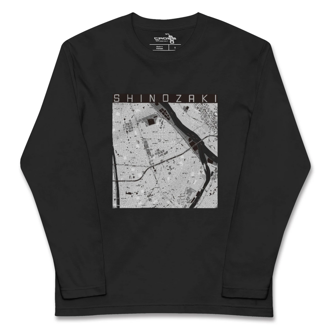 【篠崎(東京都)】地図柄ロングスリーブTシャツ