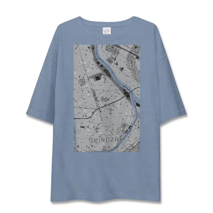 【篠崎（東京都）】地図柄ビッグシルエットTシャツ