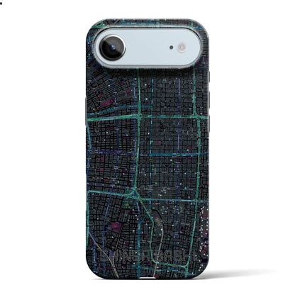 【心斎橋（大阪府）】地図柄iPhoneケース（バックカバータイプ）