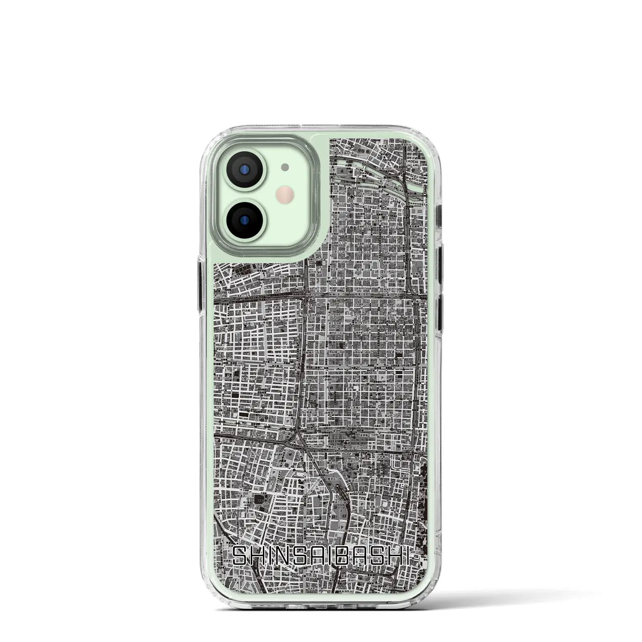 【心斎橋（大阪府）】地図柄iPhoneケース（MagSafeタイプ）