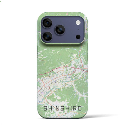 【新城（愛知県）】地図柄iPhoneケース（バックカバータイプ）