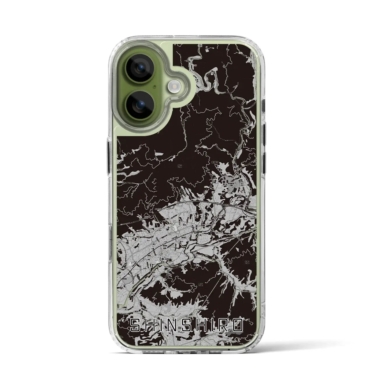 【新城（愛知県）】地図柄iPhoneケース（MagSafeタイプ）