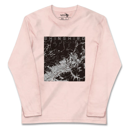 【新城（愛知県）】地図柄ロングスリーブTシャツ