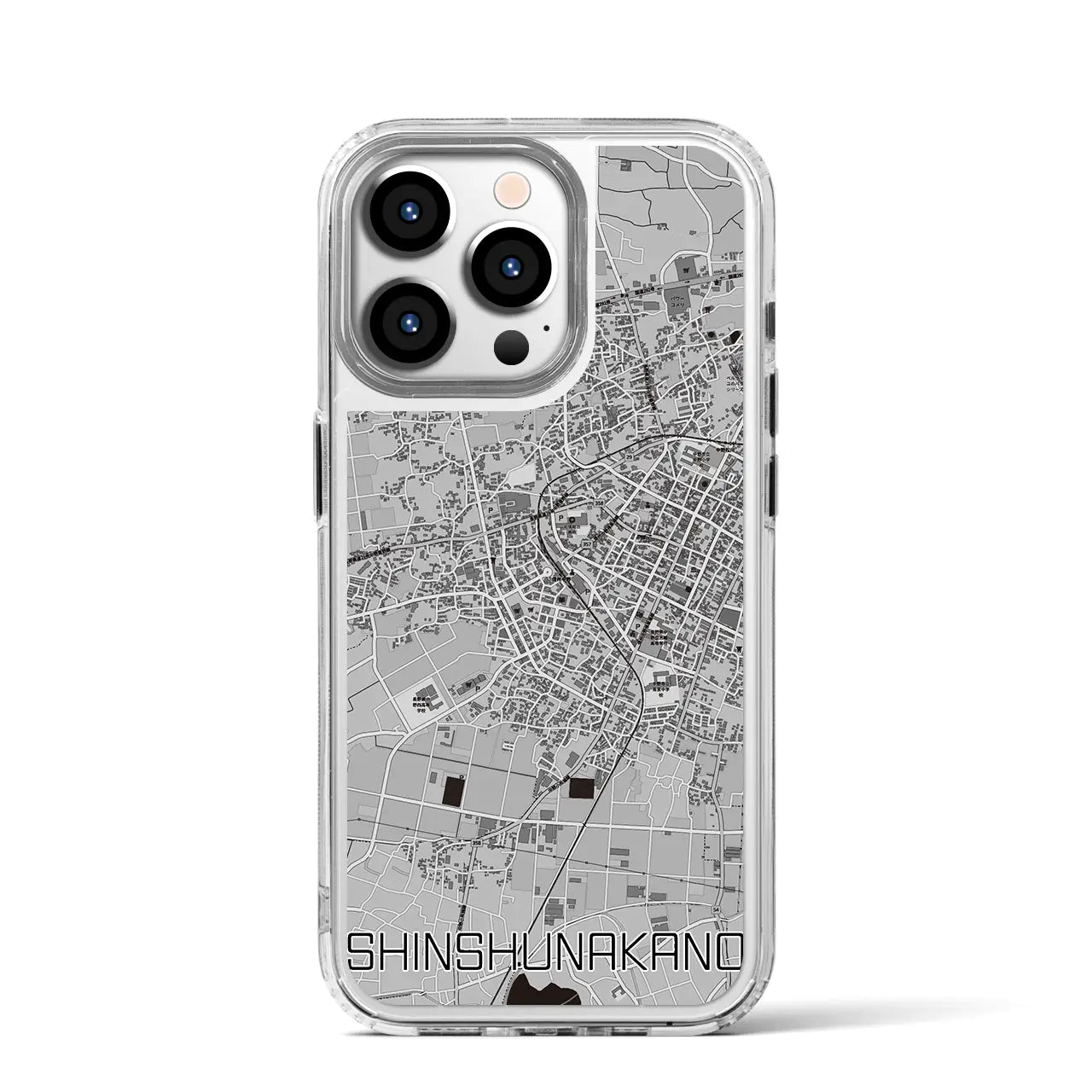 【信州中野（長野県）】地図柄iPhoneケース（MagSafeタイプ）