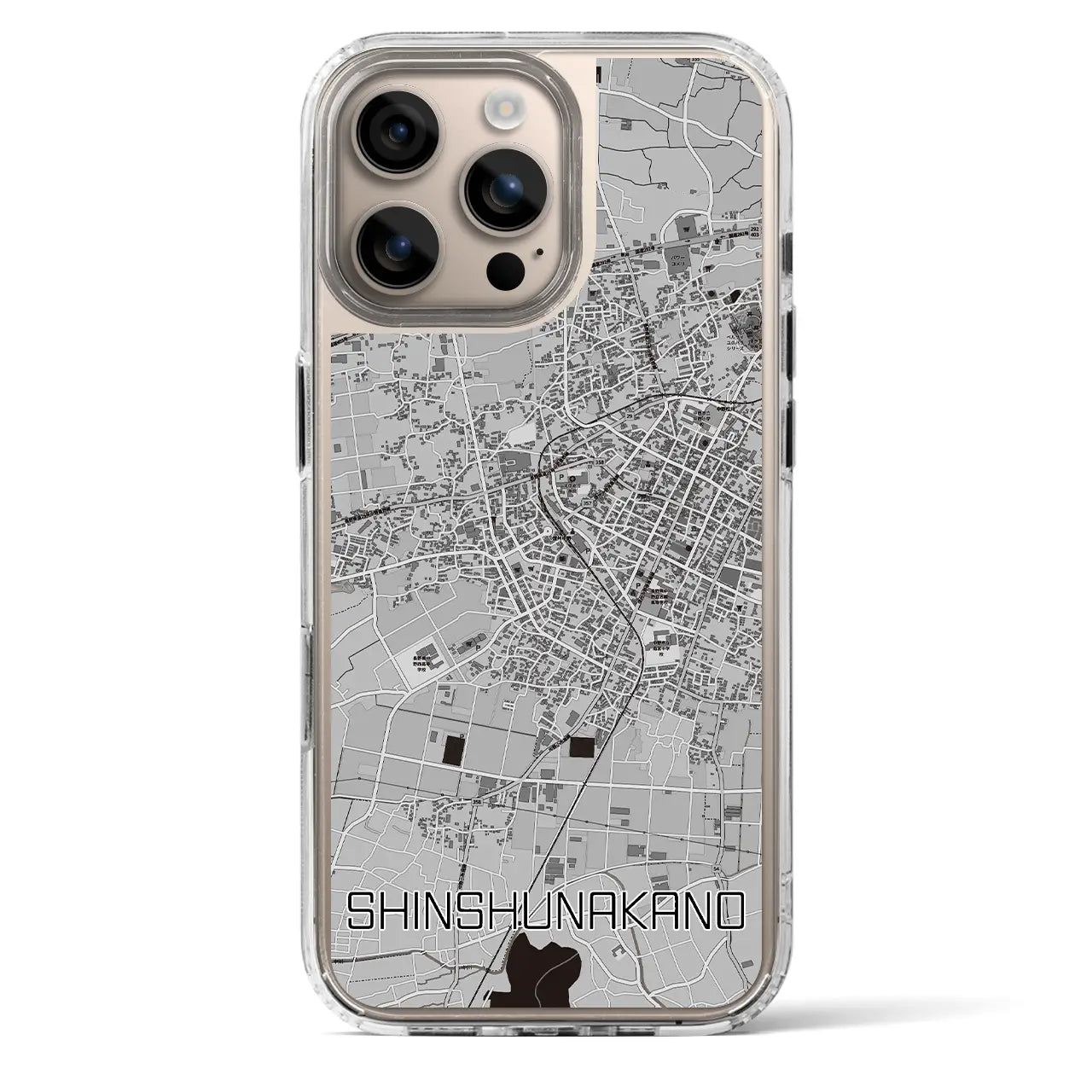 【信州中野（長野県）】地図柄iPhoneケース（MagSafeタイプ）