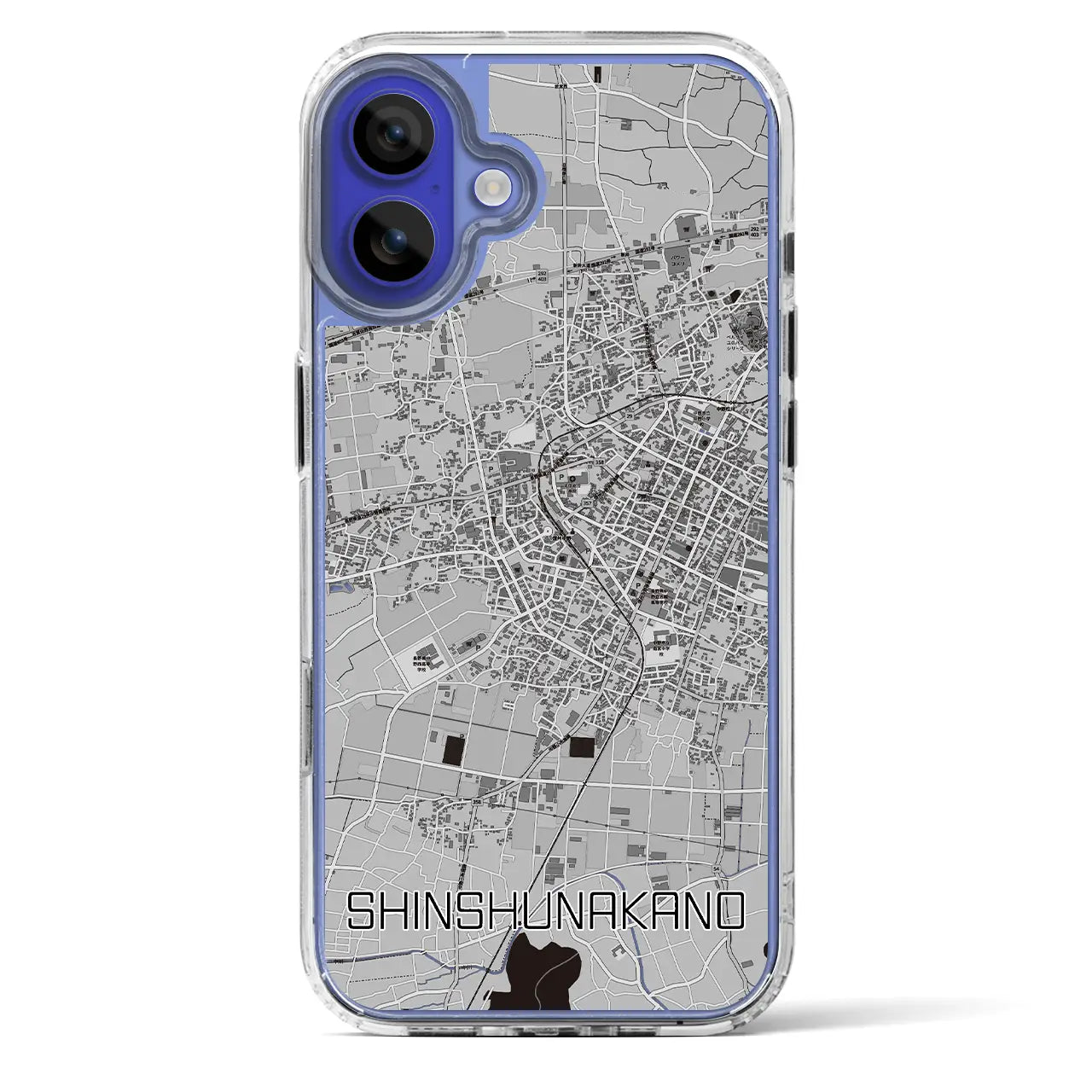 【信州中野（長野県）】地図柄iPhoneケース（MagSafeタイプ）