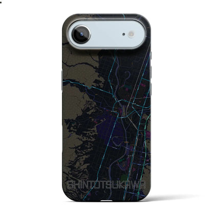 【新十津川（北海道）】地図柄iPhoneケース（バックカバータイプ）