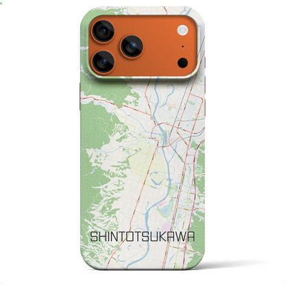 【新十津川（北海道）】地図柄iPhoneケース（バックカバータイプ）