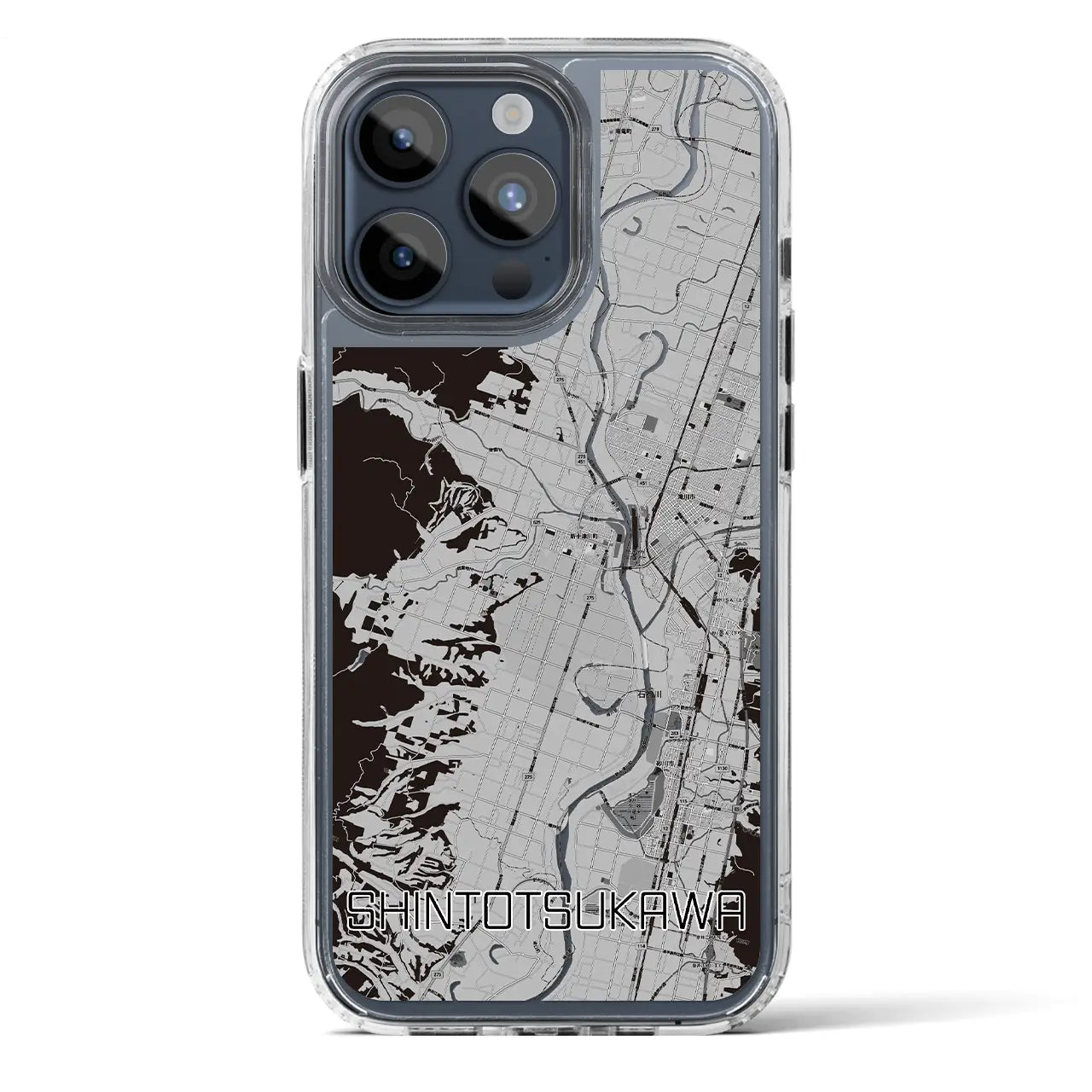 【新十津川（北海道）】地図柄iPhoneケース（MagSafeタイプ）