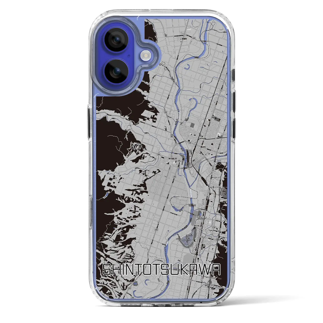 【新十津川（北海道）】地図柄iPhoneケース（MagSafeタイプ）