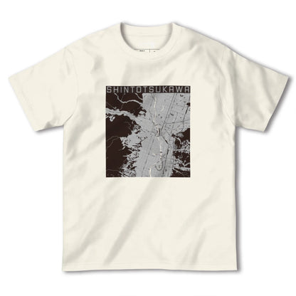 【新十津川（北海道）】地図柄ヘビーウェイトTシャツ