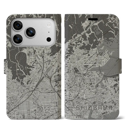 【塩竈（宮城県）】地図柄iPhoneケース（手帳タイプ）