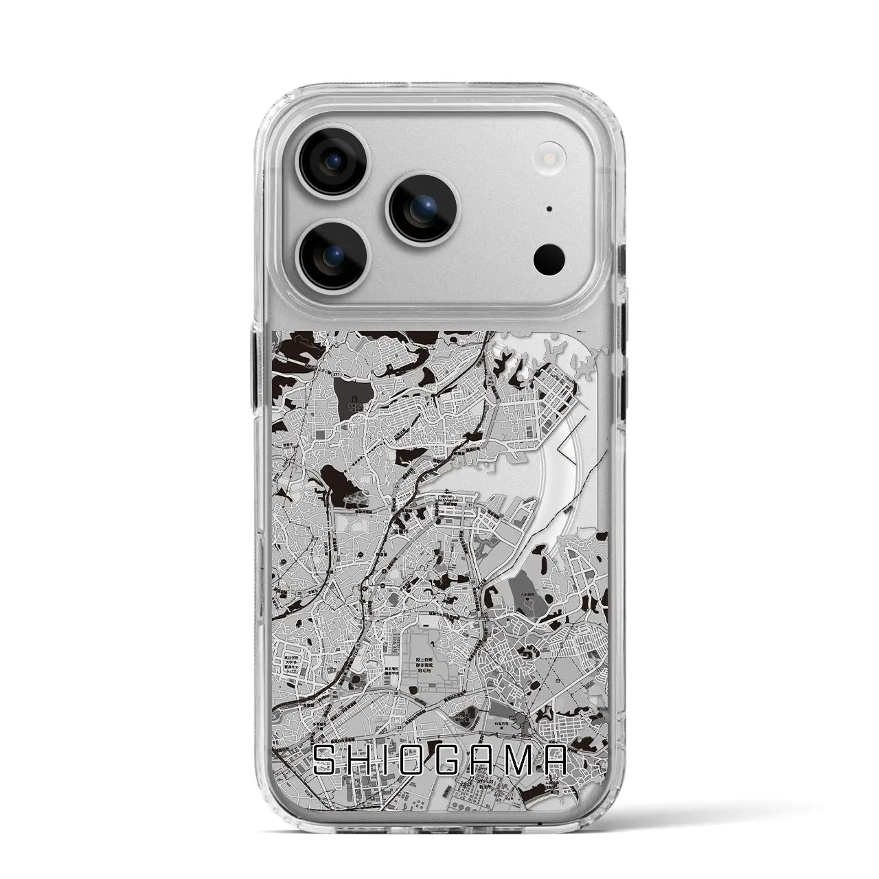 【塩竈（宮城県）】地図柄iPhoneケース（MagSafeタイプ）