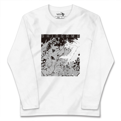 【塩竈（宮城県）】地図柄ロングスリーブTシャツ