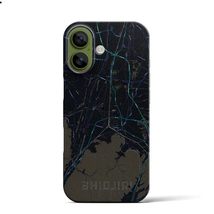 【塩尻（長野県）】地図柄iPhoneケース（バックカバータイプ）