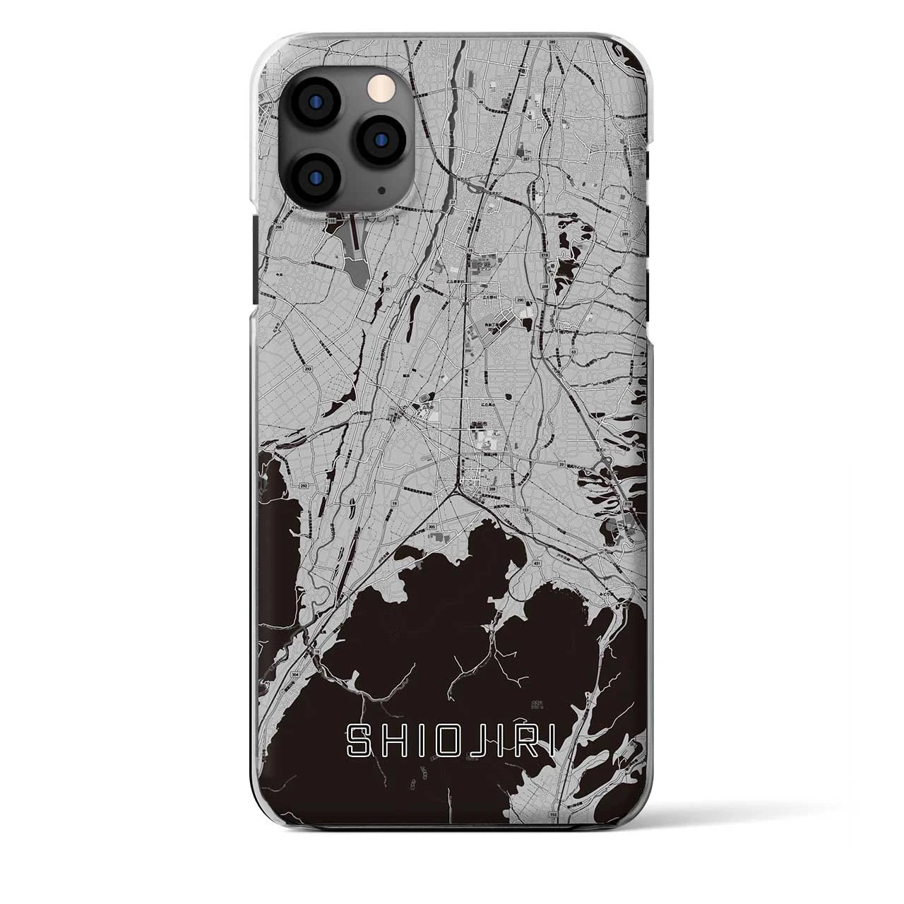 【塩尻（長野県）】地図柄iPhoneケース（クリアタイプ）