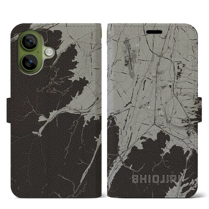 【塩尻（長野県）】地図柄iPhoneケース（手帳タイプ）