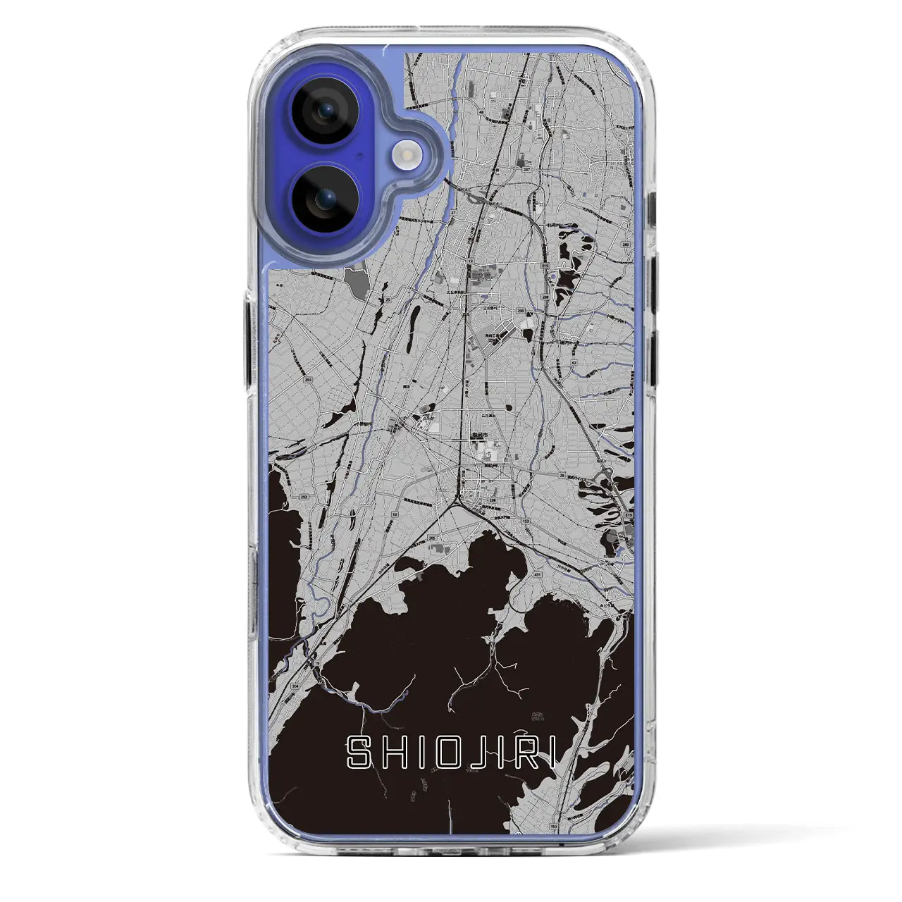 【塩尻（長野県）】地図柄iPhoneケース（MagSafeタイプ）
