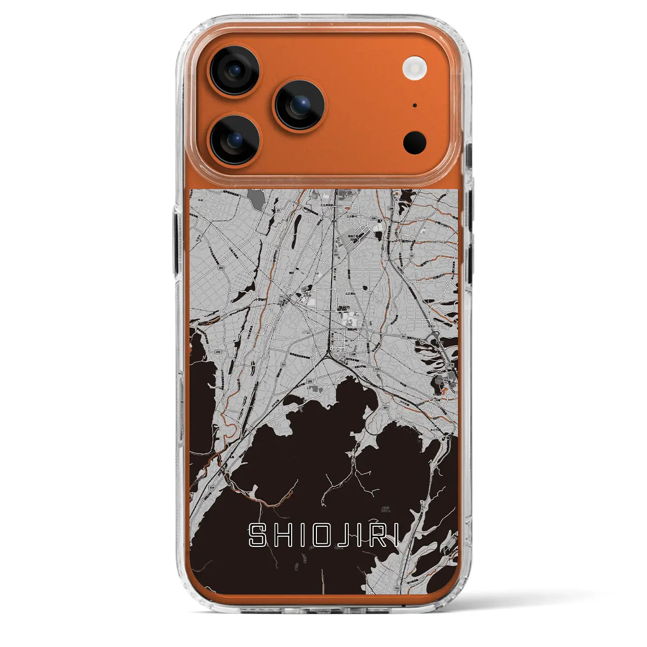 【塩尻（長野県）】地図柄iPhoneケース（MagSafeタイプ）