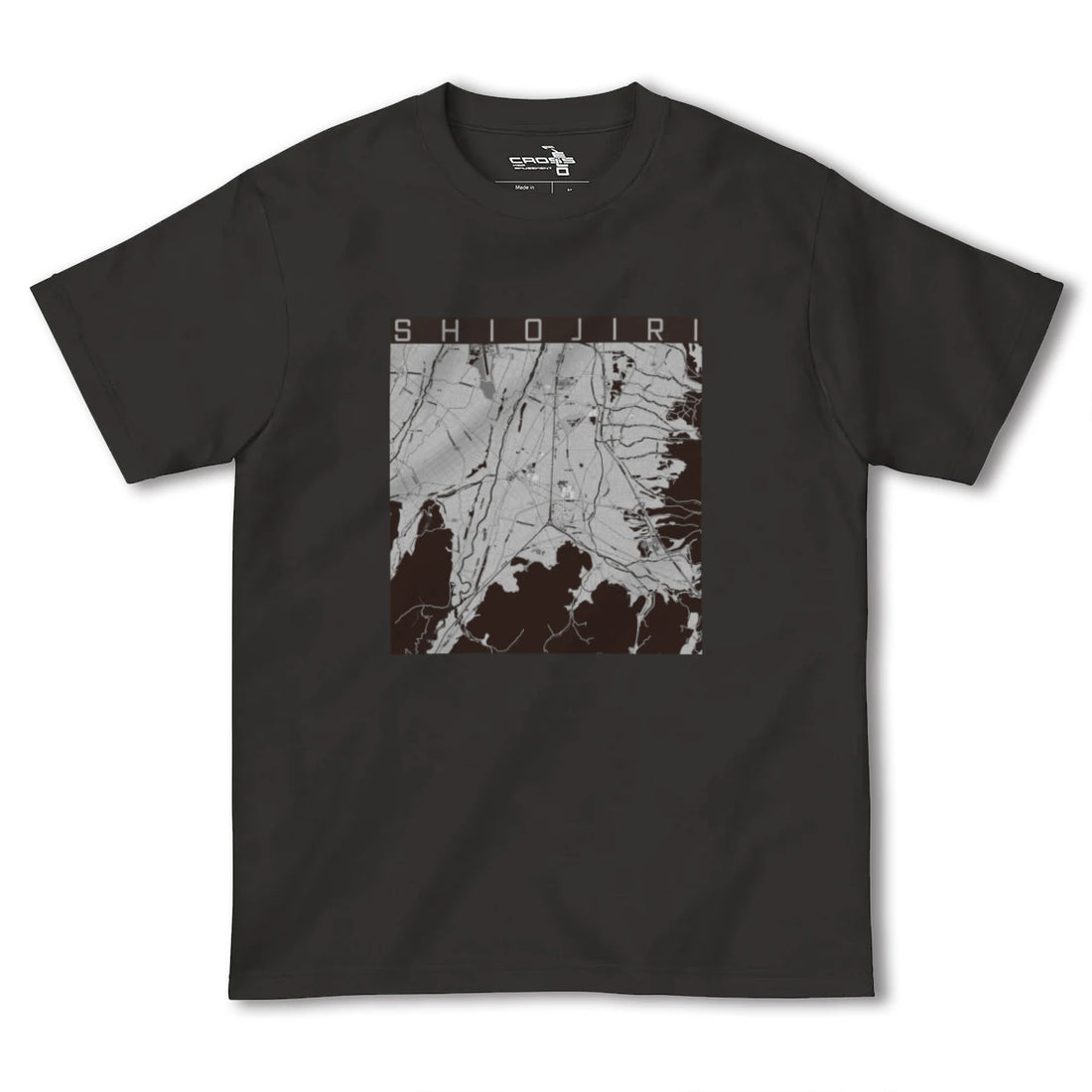 【塩尻(長野県)】地図柄ヘビーウェイトTシャツ