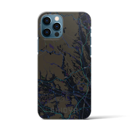 【塩谷（栃木県）】地図柄iPhoneケース（バックカバータイプ）