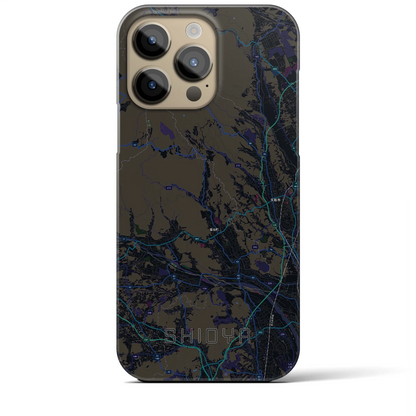 【塩谷（栃木県）】地図柄iPhoneケース（バックカバータイプ）